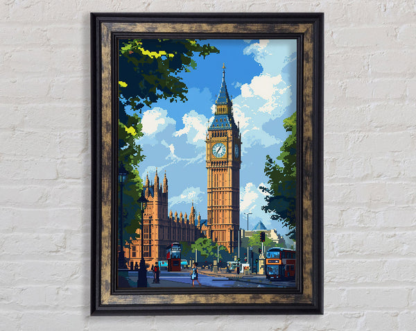 Big Ben On A Summers Day Framed Print