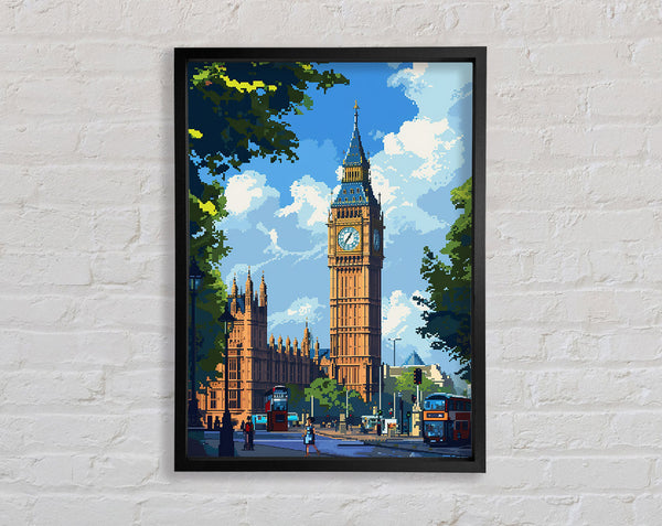 Big Ben On A Summers Day Framed Print