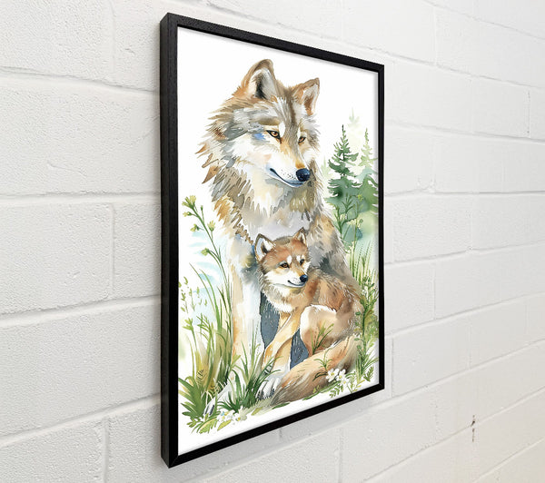 Golden Wolf Family