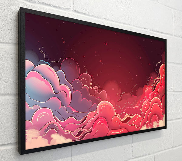 Crimson Cloud Formations