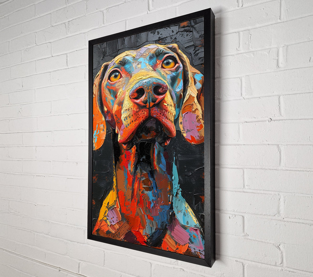  A Canvas Print of Big Dog Graffiti Canvas Print
