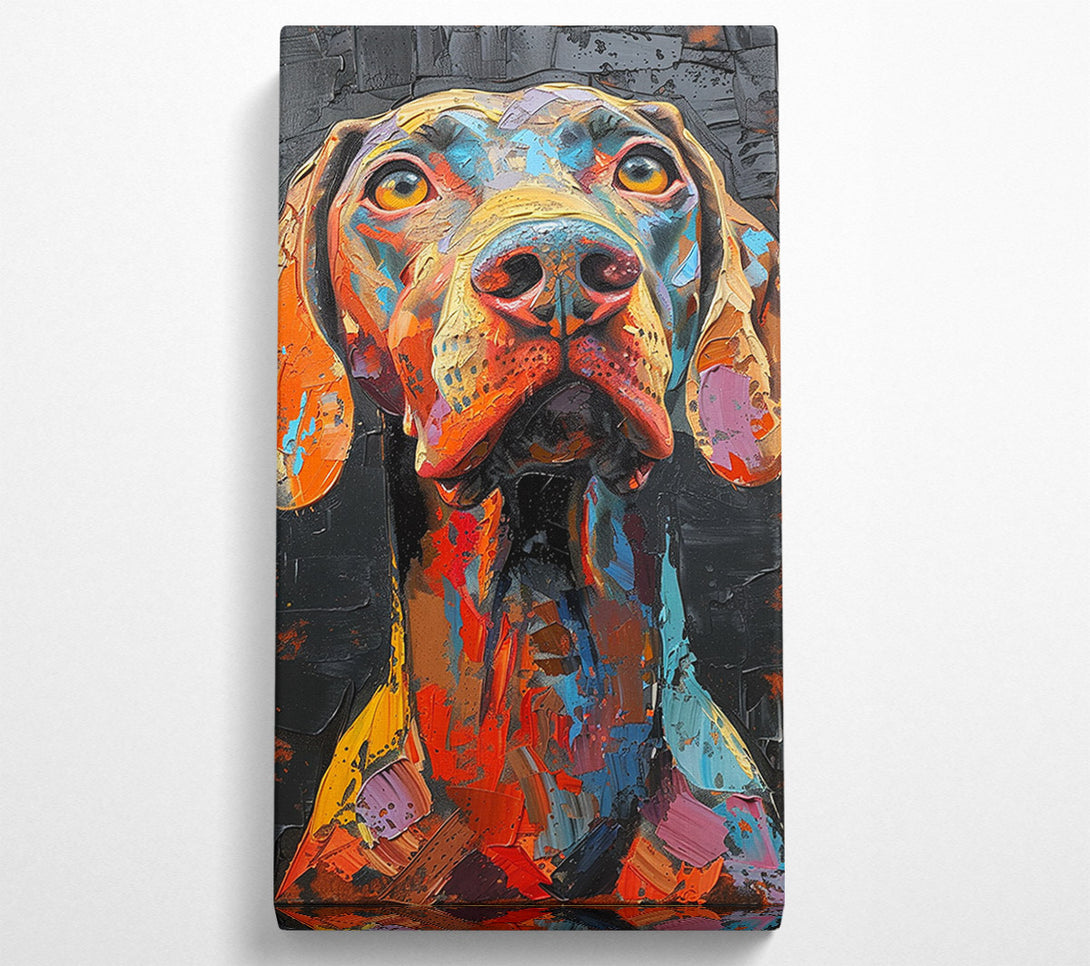  A Canvas Print of Big Dog Graffiti Canvas Print