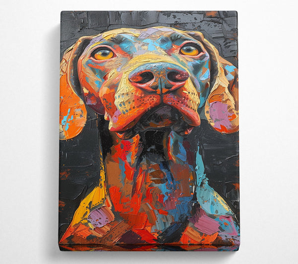  A Canvas Print of Big Dog Graffiti Canvas Print