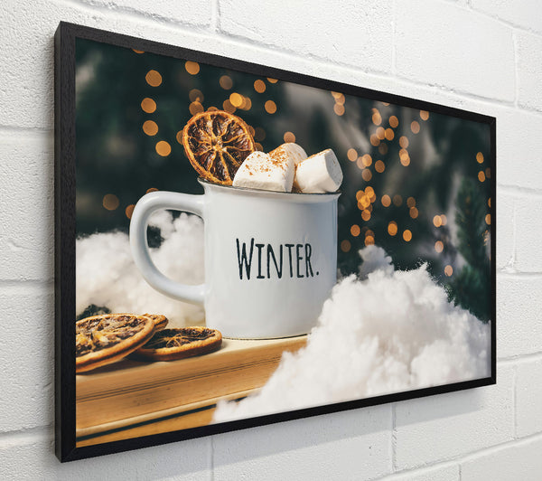 White Winter Mug