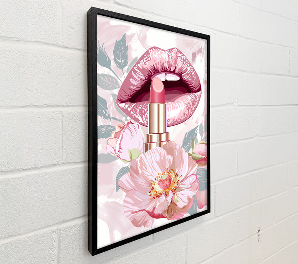Pink Floral Kiss