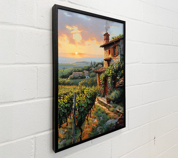 Golden Tuscan Sunset