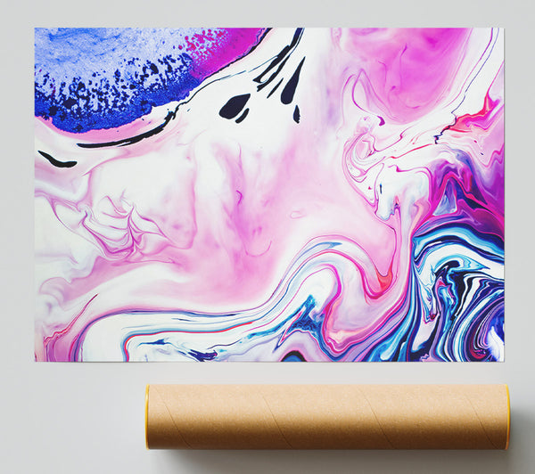 Pink Swirl Symphony Giclee Print