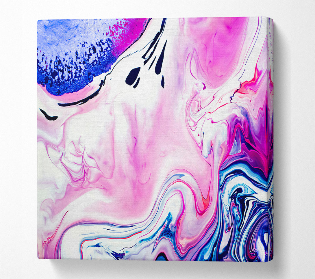  A Canvas Print of Pink Swirl Symphony Canvas Wall Art