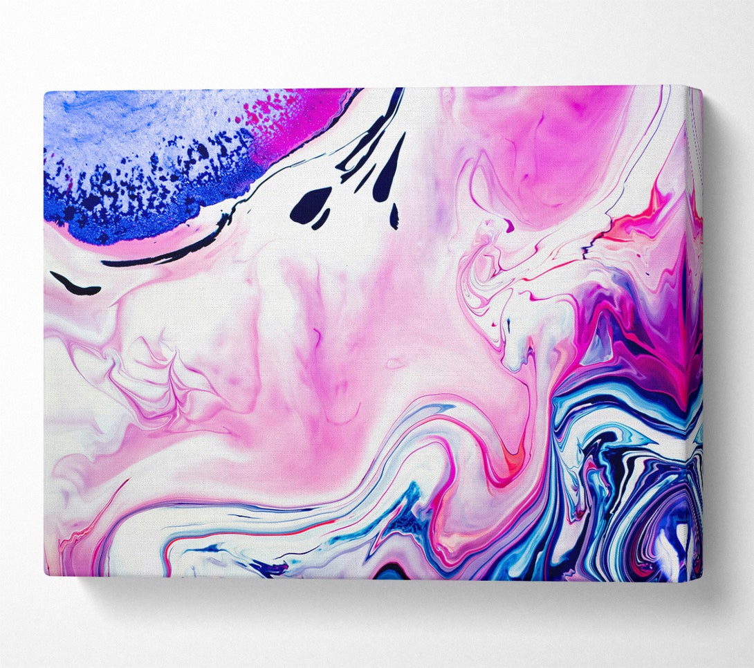  A Canvas Print of Pink Swirl Symphony Canvas Wall Art