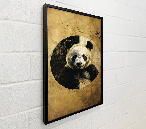 Golden Panda Portrait