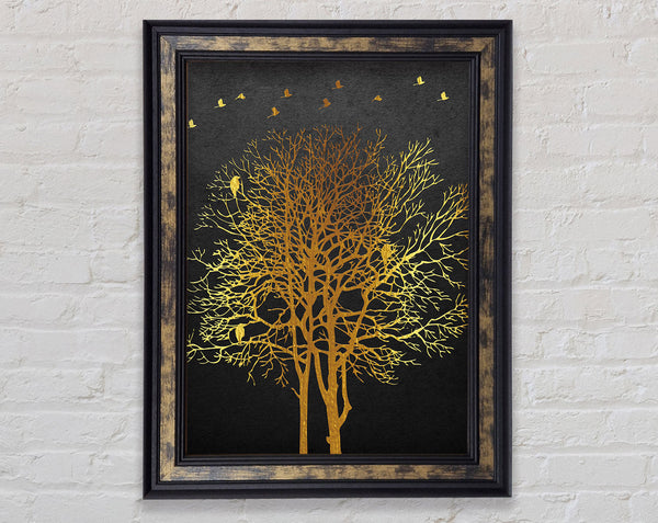 Big Tree Bird Framed Print