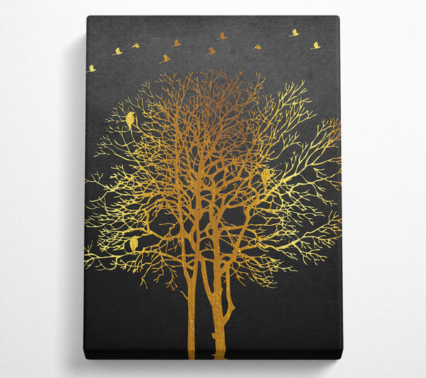  A Canvas Print of Big Tree Bird Canvas Print
