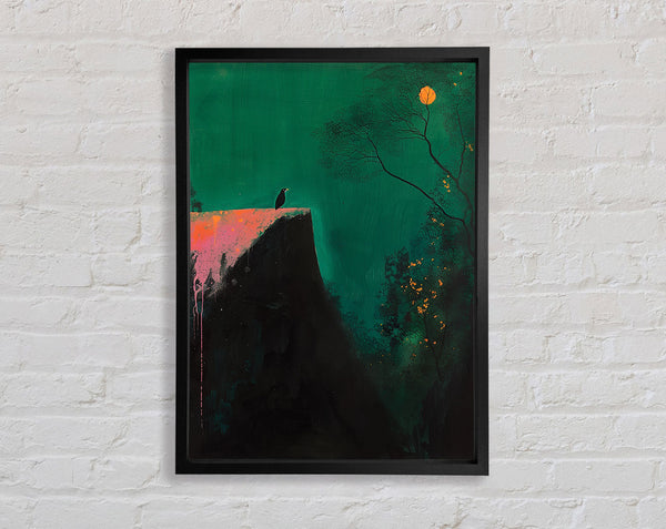 Bird On The Cliff Framed Print