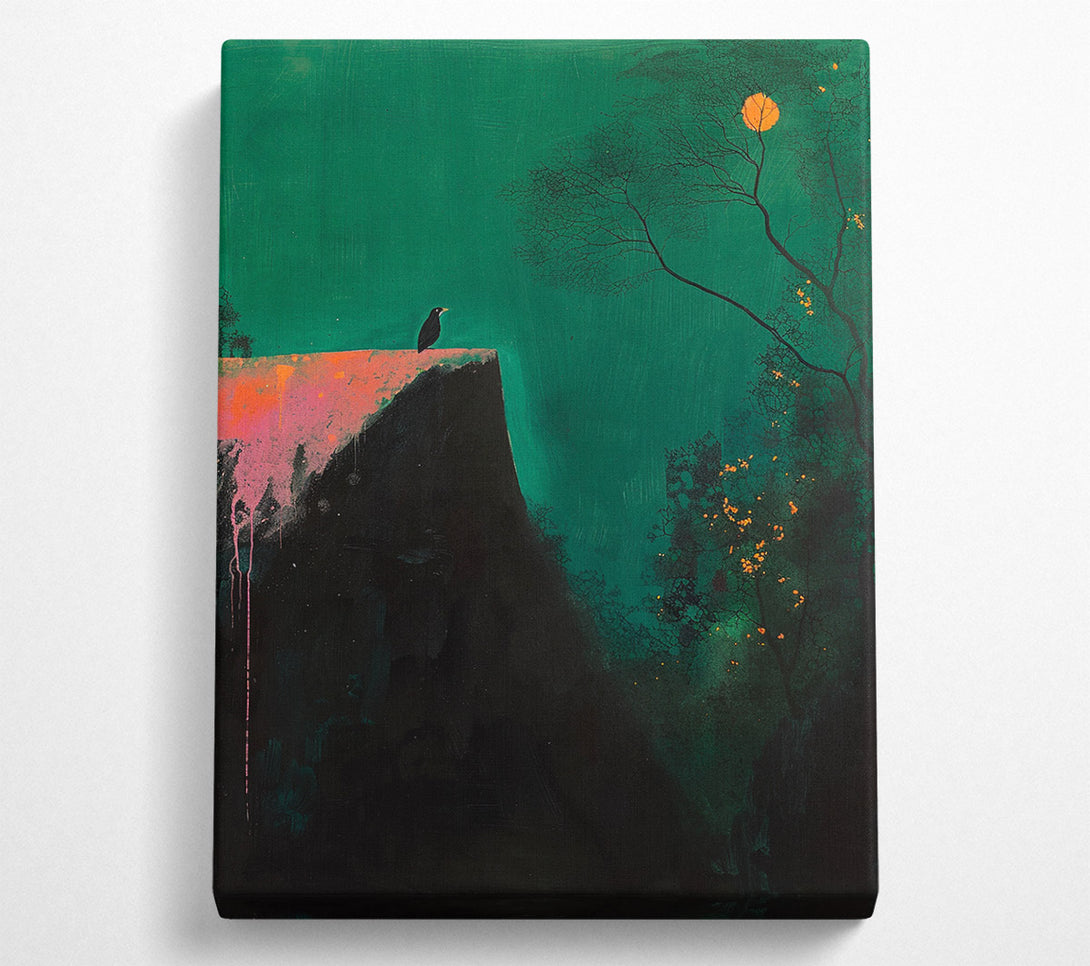  A Canvas Print of Bird On The Cliff Canvas Wall Art