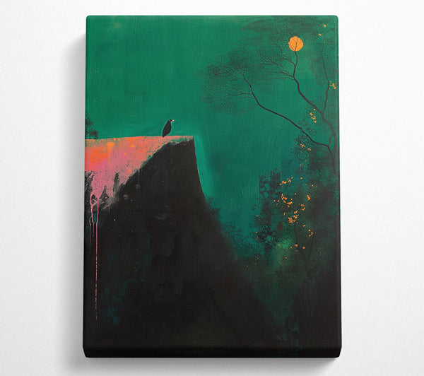  A Canvas Print of Bird On The Cliff Canvas Wall Art