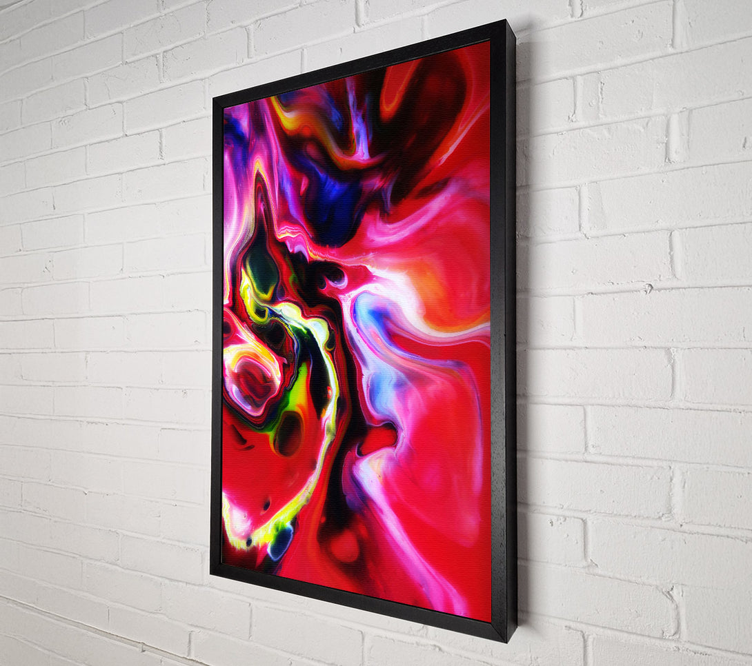  A Canvas Print of Crimson Flowing Canvas Canvas Print