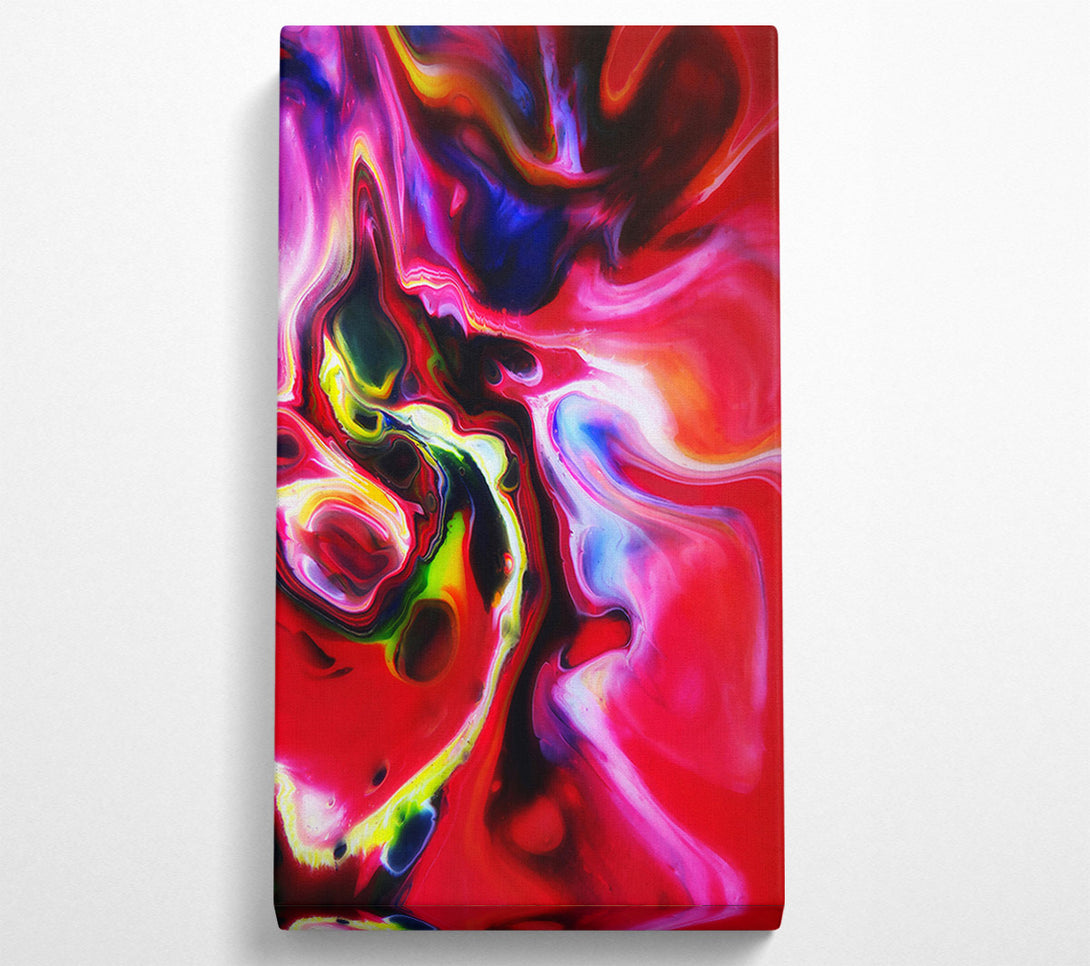  A Canvas Print of Crimson Flowing Canvas Canvas Print