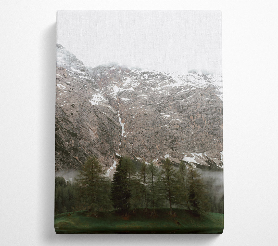  A Canvas Print of Grey Mountain Mist Canvas Art