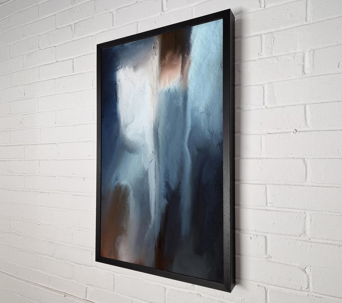  A Canvas Print of The Blue Divide Canvas Print