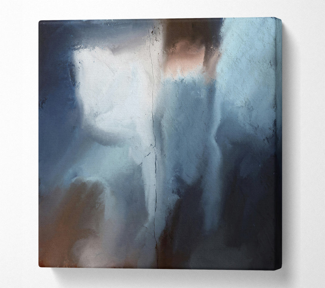  A Canvas Print of The Blue Divide Canvas Print
