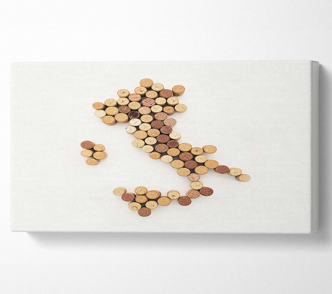  A Canvas Print of Cork And Brown Italy Canvas Wall Art