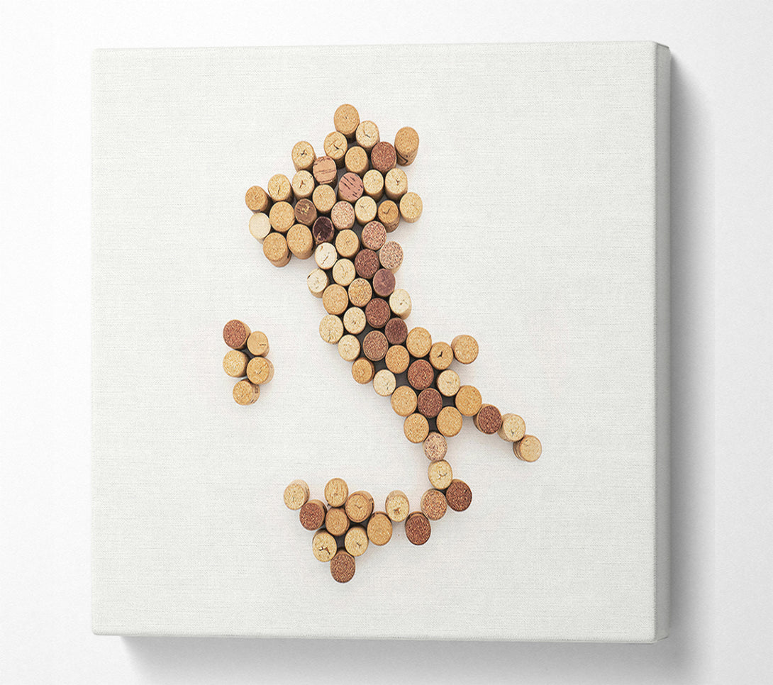  A Canvas Print of Cork And Brown Italy Canvas Wall Art