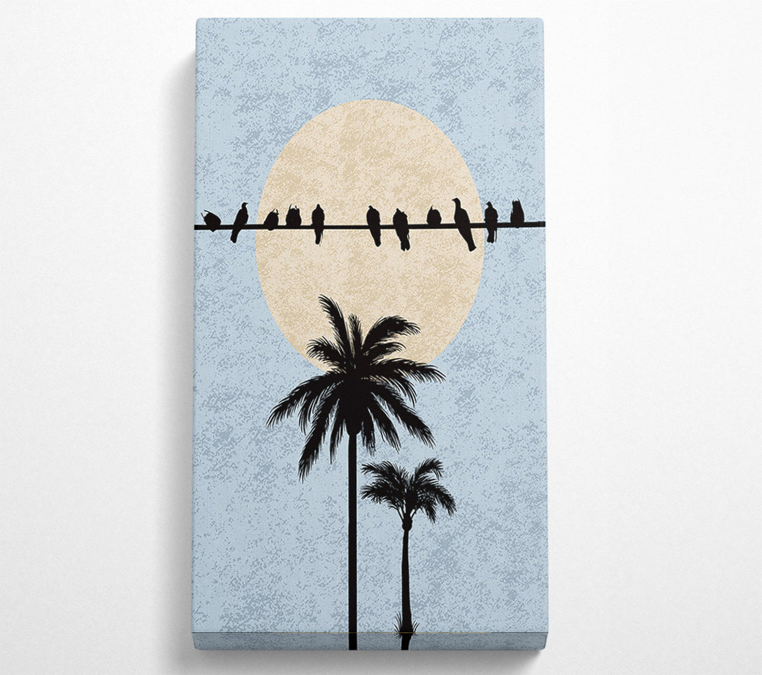 A Canvas Print of Birds On A Branch Canvas Print