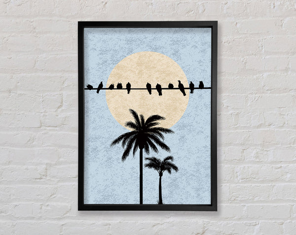 Birds On A Branch Framed Print