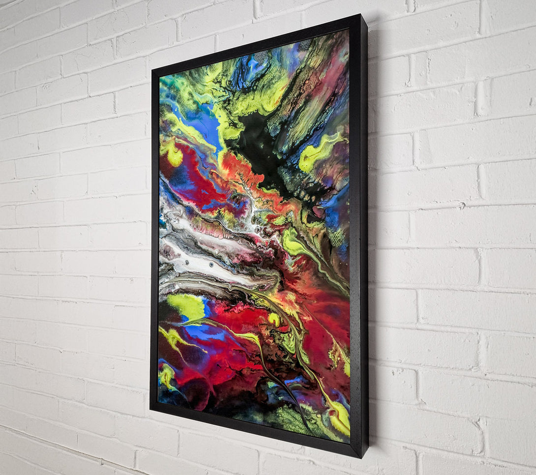  A Canvas Print of Crimson Chaos Dance Canvas Print