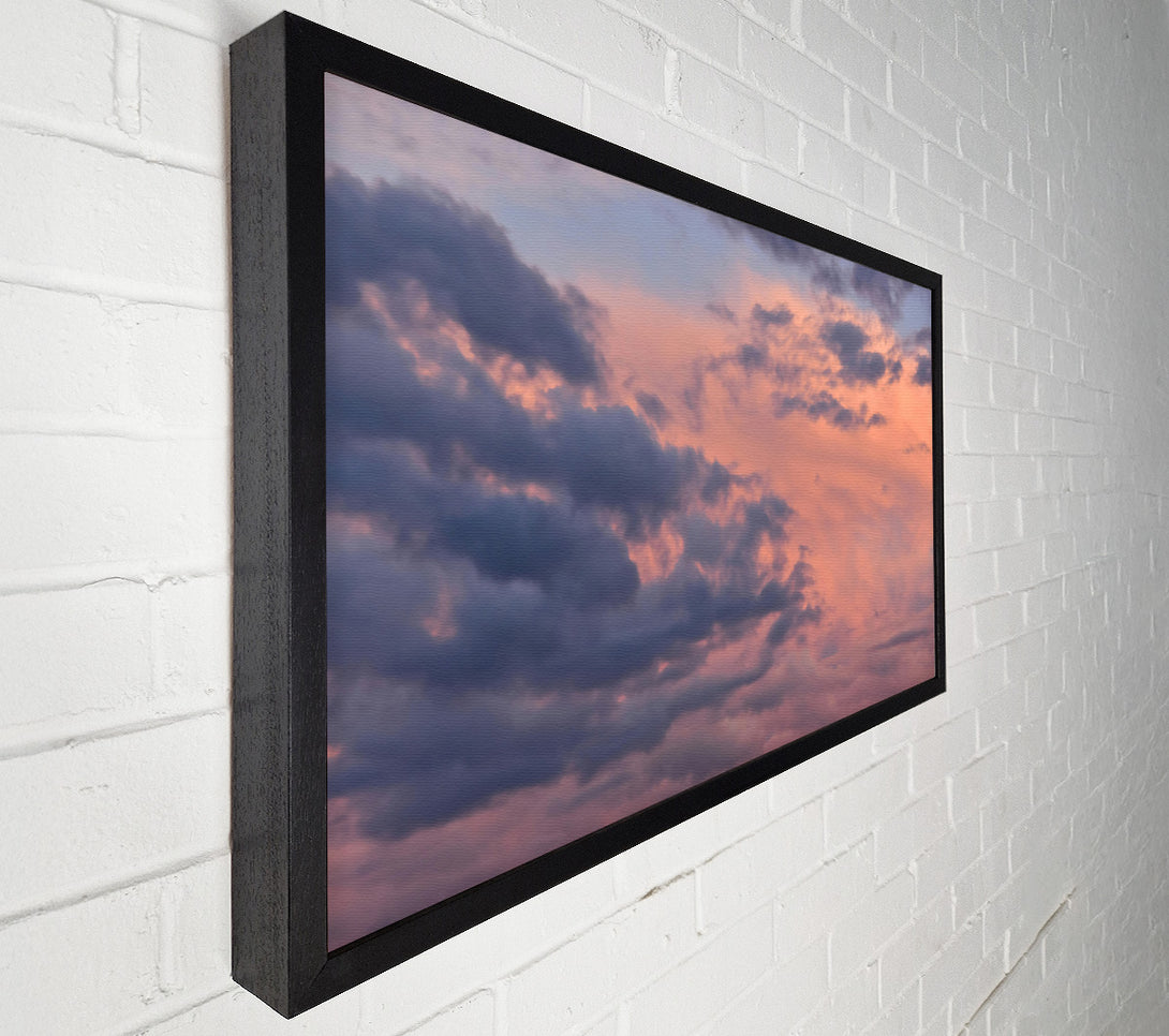  A Canvas Print of Pink Sunset Cloudscape Canvas Wall Art