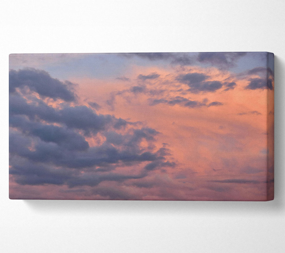  A Canvas Print of Pink Sunset Cloudscape Canvas Wall Art