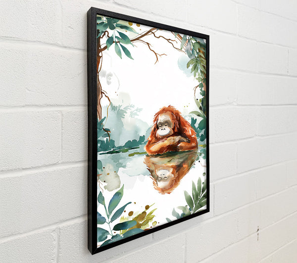 Orange Jungle Reflection