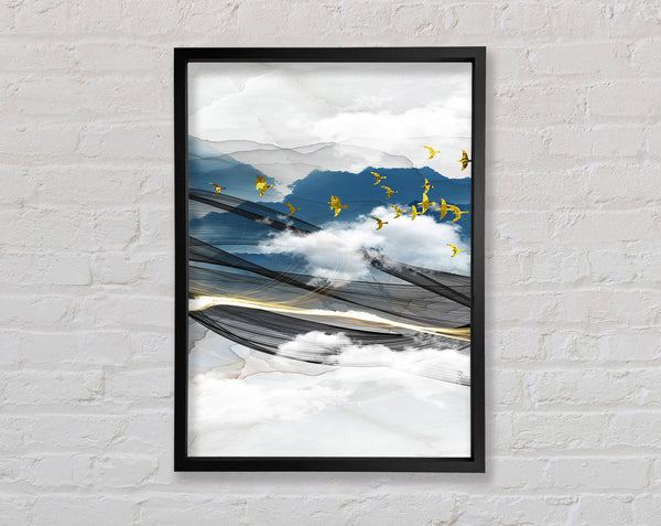 Birds Skies Framed Print