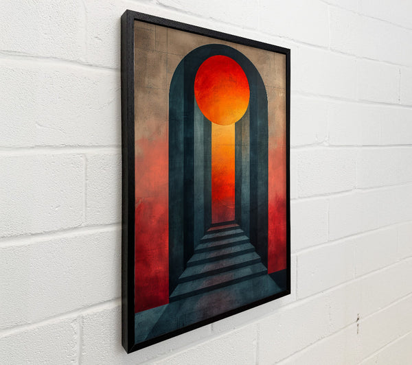 Crimson Gateway Steps