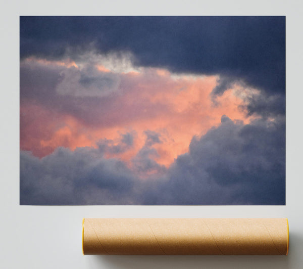 Pink Sky'S Embrace Giclee Print