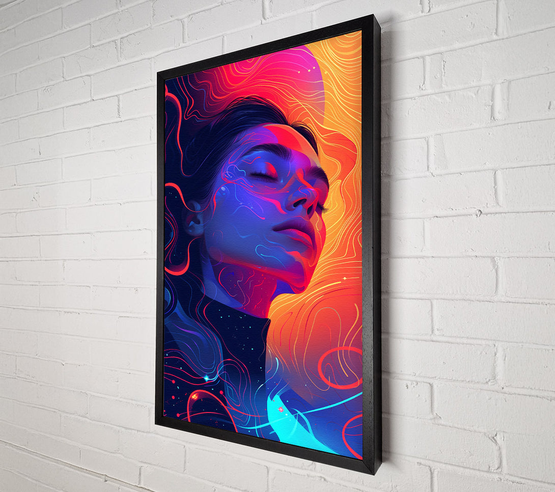  A Canvas Print of Blue Cosmic Dream Canvas Print