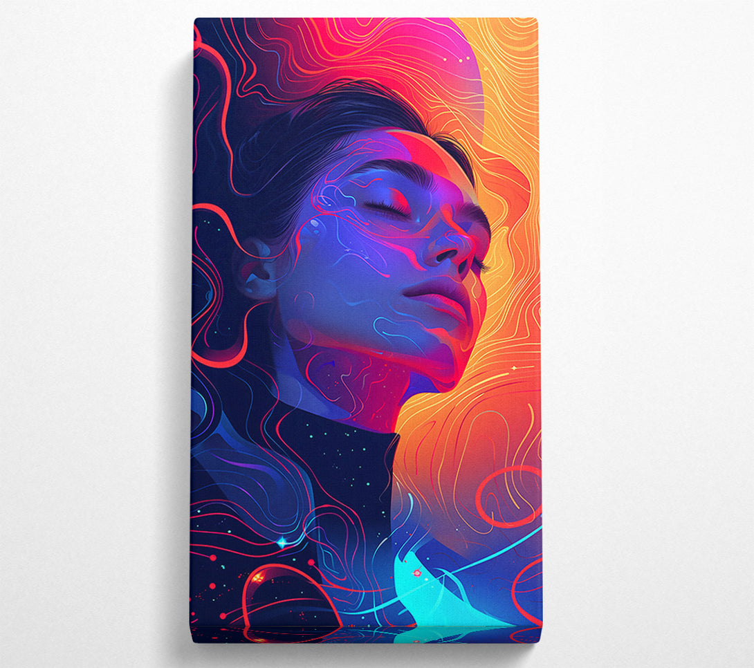  A Canvas Print of Blue Cosmic Dream Canvas Print