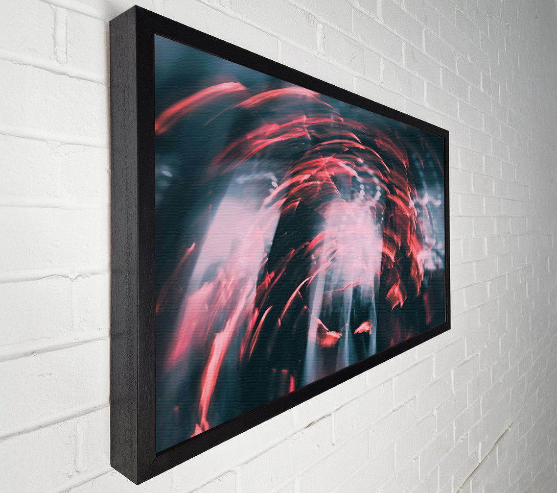  A Canvas Print of Crimson Swirling Vortex Canvas Art
