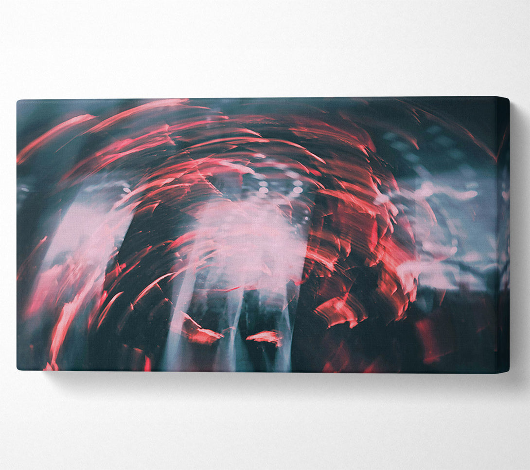  A Canvas Print of Crimson Swirling Vortex Canvas Art