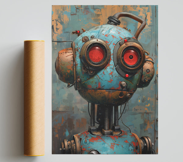 Rusty Blue Companion Print