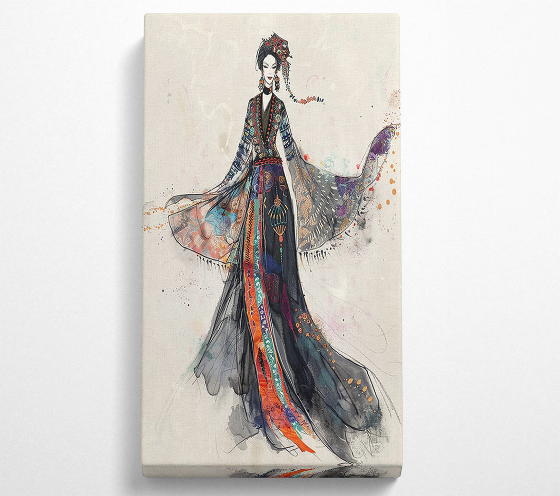  A Canvas Print of Black & Gold Empress Canvas Art