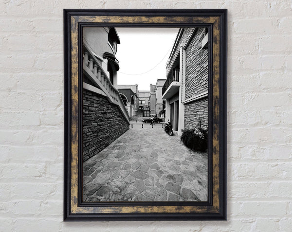Walnut And Walnut City Scene Framed Print