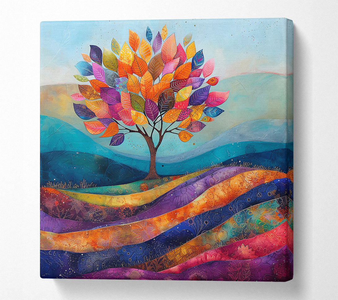  A Canvas Print of Orange Hues Of Hope Canvas Wall Art