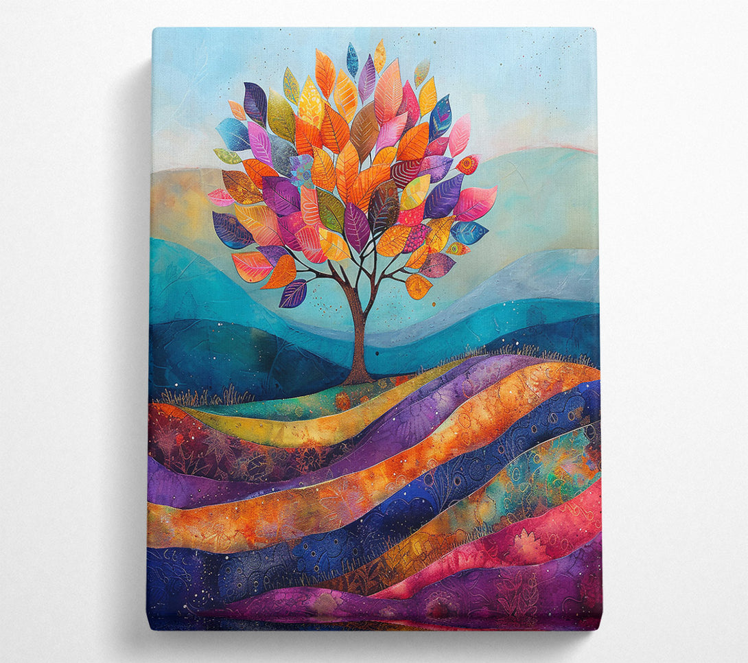  A Canvas Print of Orange Hues Of Hope Canvas Wall Art