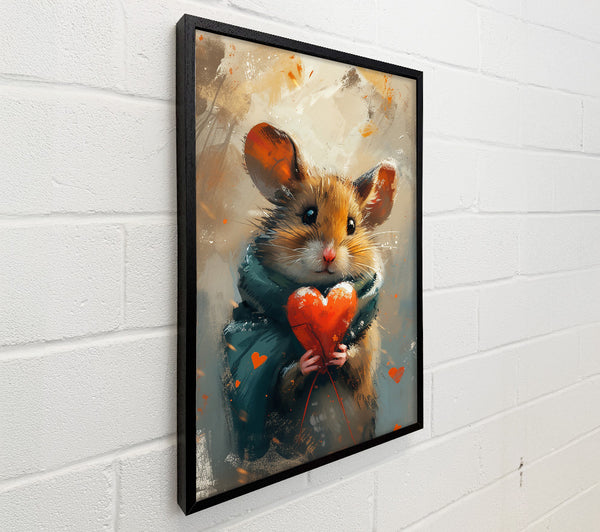 Red Heart Mouse