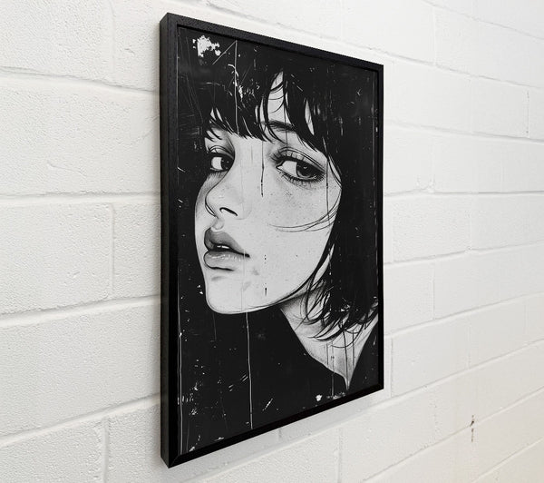 Black And White Face Girl