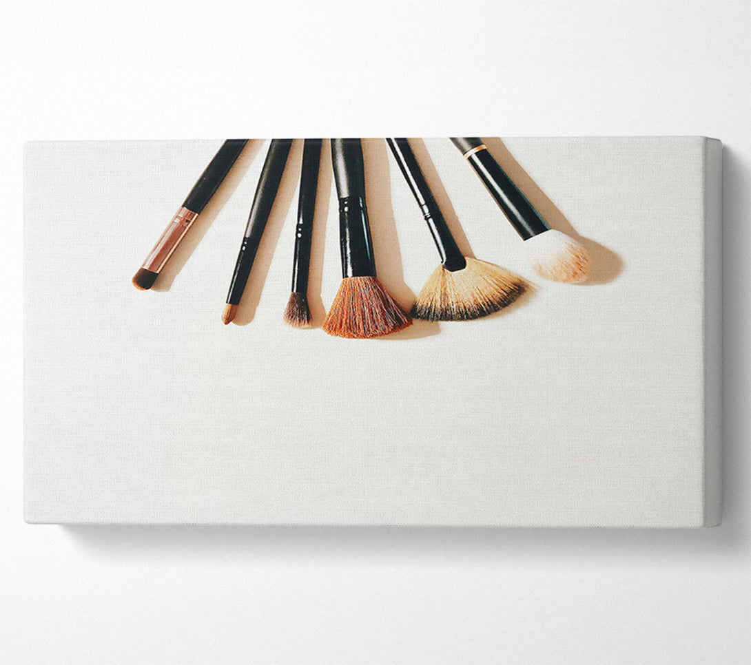  A Canvas Print of Black & Brown Brushes Canvas Art