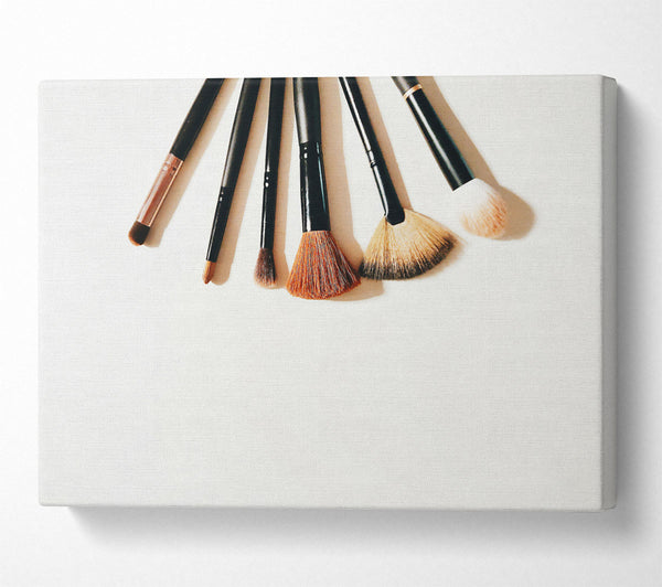  A Canvas Print of Black & Brown Brushes Canvas Art