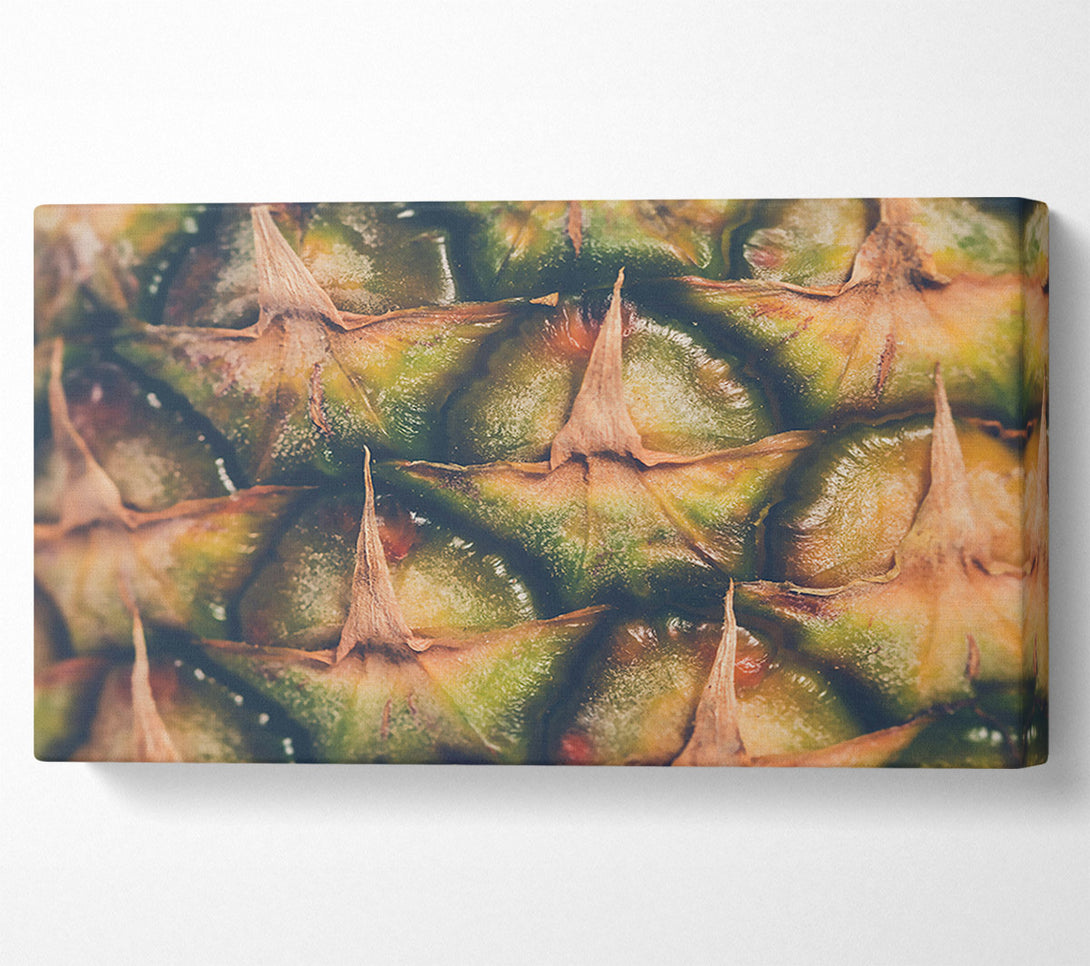  A Canvas Print of Green Pineapple Skin Canvas Art