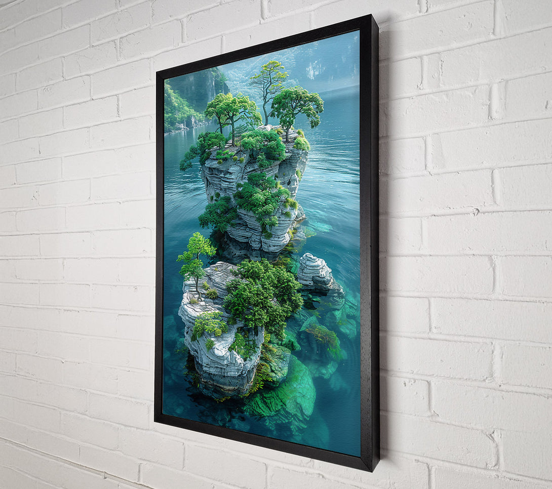  A Canvas Print of Emerald Isle Dreamscape Canvas Print